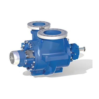 Dvojivo sacie radiálne rozdelené čerpadlo